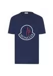 moncler 2019-20aw t-shirts official  center logo blue